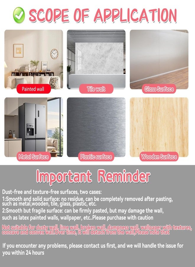 ملصق جداري مغناطيسي للأطفال، سبورة مغناطيسية سميكة مطورة للجدران، مناسبة لتزيين المنزل وورق الجدران وغرفة ألعاب الأطفال والمدرسة (أزرق، 16 × 40 بوصة) - Image 5